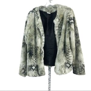 Faux fur coat